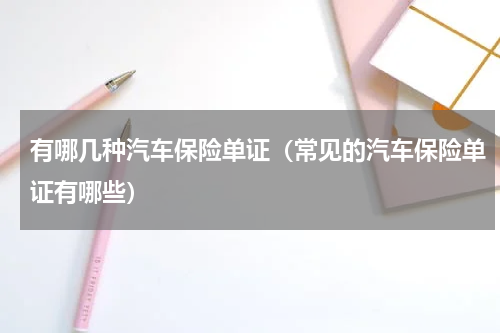 有哪几种汽车保险单证（常见的汽车保险单证有哪些）