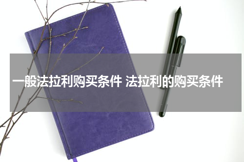一般法拉利购买条件 法拉利的购买条件