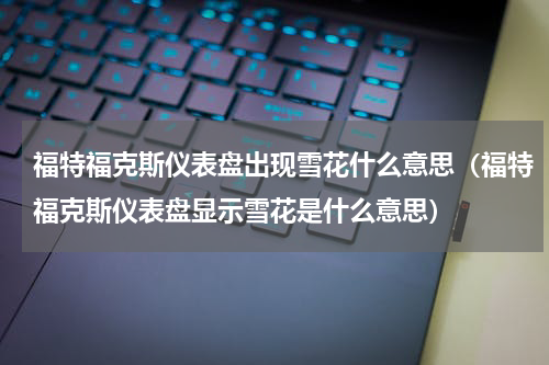 福特福克斯仪表盘出现雪花什么意思（福特福克斯仪表盘显示雪花是什么意思）