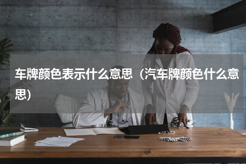 车牌颜色表示什么意思（汽车牌颜色什么意思）