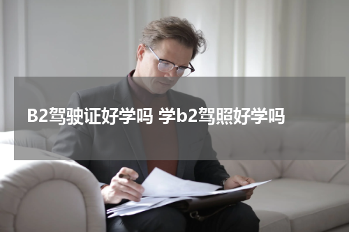 B2驾驶证好学吗 学b2驾照好学吗