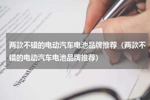 两款不错的电动汽车电池品牌推荐（两款不错的电动汽车电池品牌推荐）