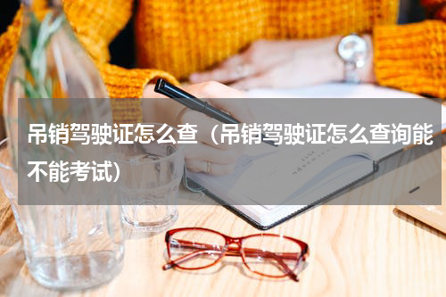 吊销驾驶证怎么查（吊销驾驶证怎么查询能不能考试）