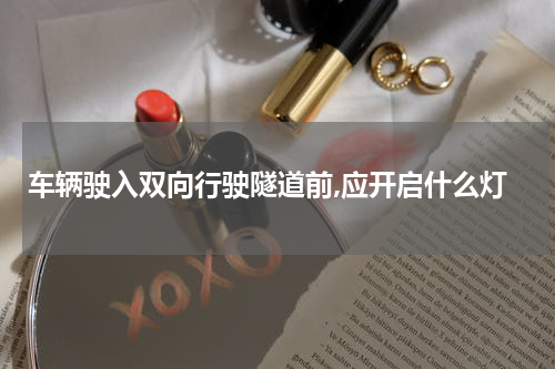 车辆驶入双向行驶隧道前,应开启什么灯