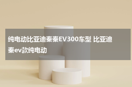 纯电动比亚迪秦秦EV300车型 比亚迪秦ev款纯电动