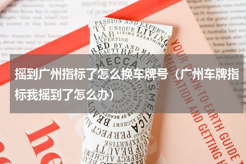 摇到广州指标了怎么换车牌号（广州车牌指标我摇到了怎么办）