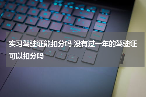 实习驾驶证能扣分吗 没有过一年的驾驶证可以扣分吗
