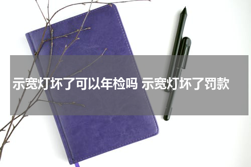 示宽灯坏了可以年检吗 示宽灯坏了罚款