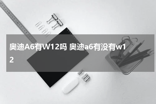 奥迪A6有W12吗 奥迪a6有没有w12