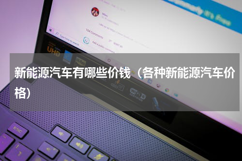 新能源汽车有哪些价钱（各种新能源汽车价格）