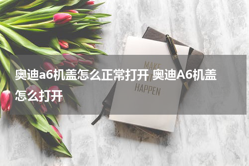 奥迪a6机盖怎么正常打开 奥迪A6机盖怎么打开