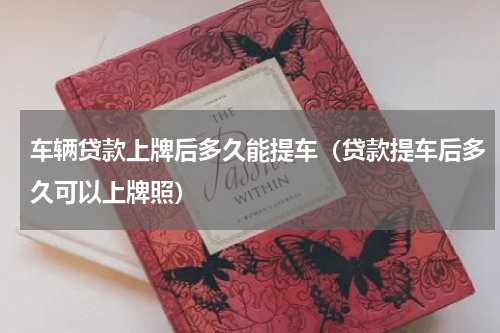 车辆贷款上牌后多久能提车（贷款提车后多久可以上牌照）