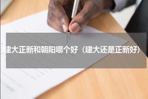 建大正新和朝阳哪个好（建大还是正新好）