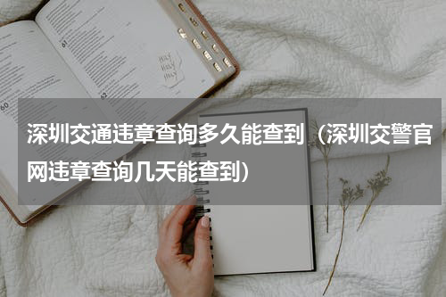 深圳交通违章查询多久能查到（深圳交警官网违章查询几天能查到）