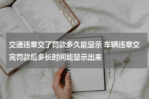 交通违章交了罚款多久能显示 车辆违章交完罚款后多长时间能显示出来
