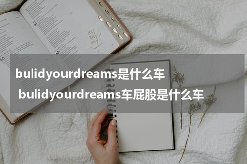 bulidyourdreams是什么车 bulidyourdreams车屁股是什么车