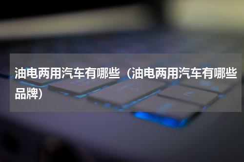 油电两用汽车有哪些（油电两用汽车有哪些品牌）