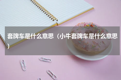套牌车是什么意思（小牛套牌车是什么意思）