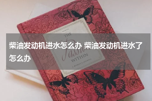 柴油发动机进水怎么办 柴油发动机进水了怎么办