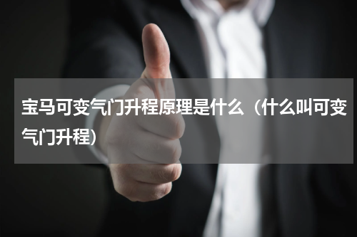 宝马可变气门升程原理是什么（什么叫可变气门升程）