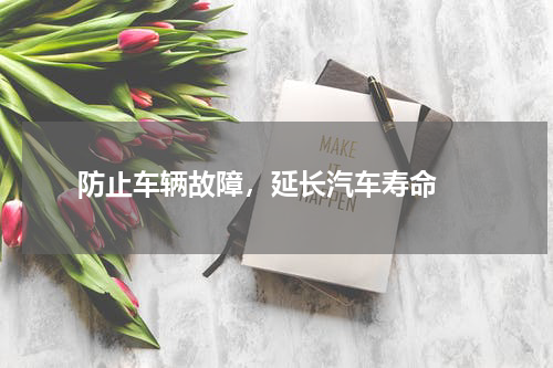  防止车辆故障，延长汽车寿命 