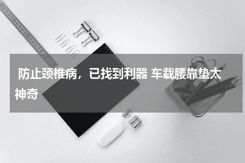  防止颈椎病，已找到利器 车载腰靠垫太神奇 