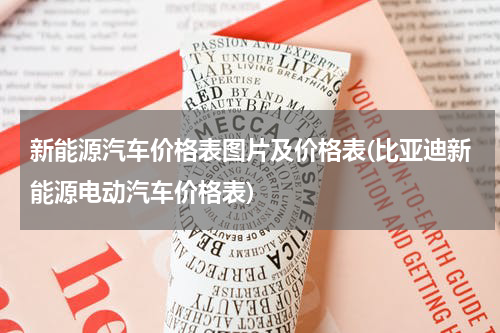 新能源汽车价格表图片及价格表(比亚迪新能源电动汽车价格表)