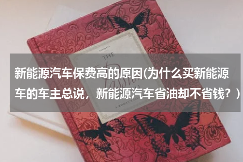 新能源汽车保费高的原因(为什么买新能源车的车主总说，新能源汽车省油却不省钱？)