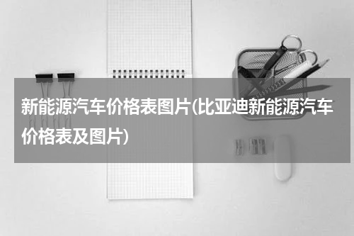新能源汽车价格表图片(比亚迪新能源汽车价格表及图片)