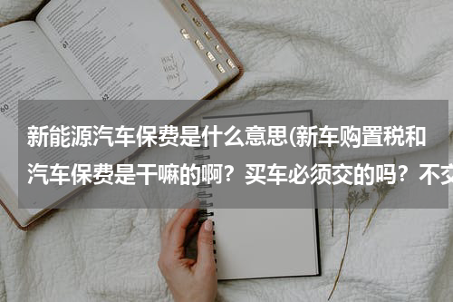 新能源汽车保费是什么意思(新车购置税和汽车保费是干嘛的啊？买车必须交的吗？不交不行吗？拜托了各位 谢谢)
