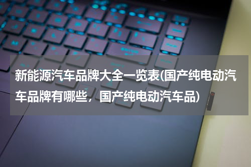 新能源汽车品牌大全一览表(国产纯电动汽车品牌有哪些，国产纯电动汽车品)