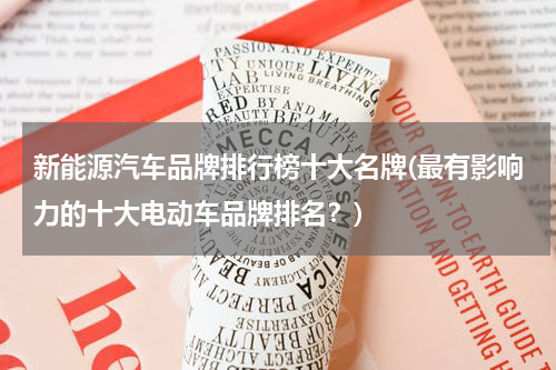 新能源汽车品牌排行榜十大名牌(最有影响力的十大电动车品牌排名？)