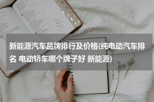 新能源汽车品牌排行及价格(纯电动汽车排名 电动轿车哪个牌子好 新能源)