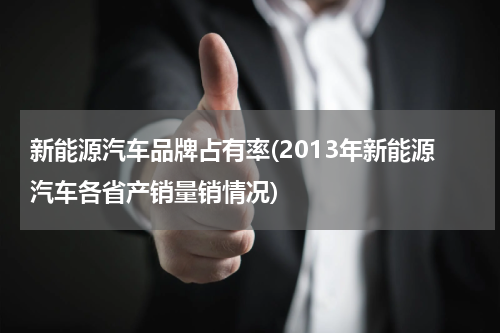 新能源汽车品牌占有率(2013年新能源汽车各省产销量销情况)